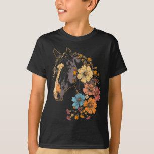Camiseta Flores de Cavalo, Garota Equestre
