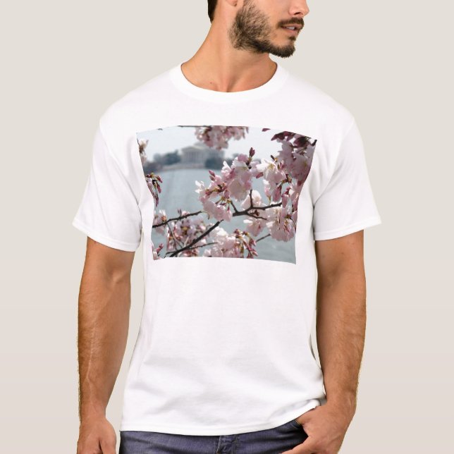 Camiseta Flores de cerejeira no Washington DC (Frente)