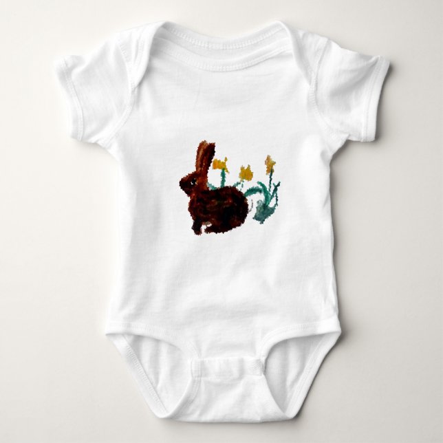 Camiseta Flores de coelho Primavera (Frente)