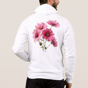 Camiseta Flores de Cosmos Rosa-23456