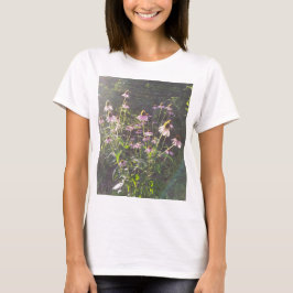 Camiseta Flores de Echinacea no Sol