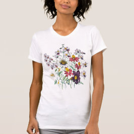 Camiseta Flores de Fringeflowers e Flores Velvet