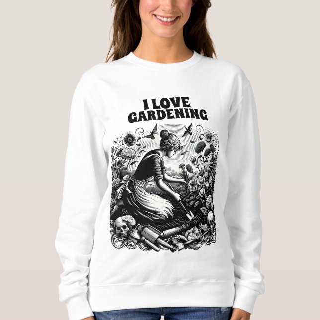 Camiseta Flores de Garden Lady (Frente)