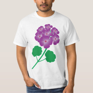 Camiseta Flores de Gerânio