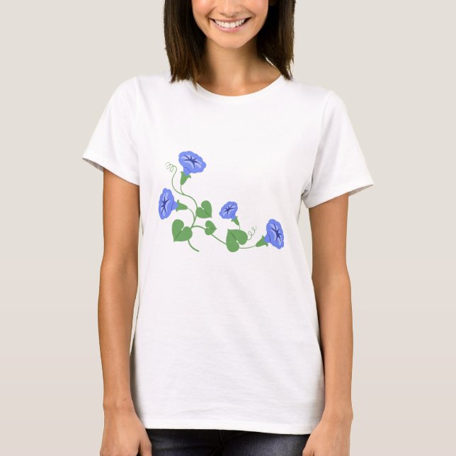 Camiseta Flores de Glória da Manhã (Frente)