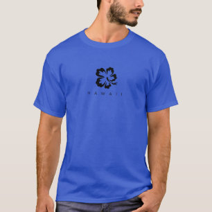 CAMISETA FLORES DE HAWAII VISITAM O MINIMALISTA LEGAL DO HA