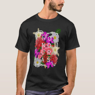 Camiseta Flores de Honduras do Orgulho Hondurenho