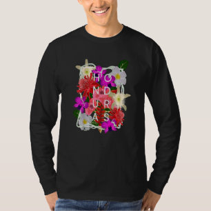 Camiseta Flores de Honduras Palavra Orgulho Hondurenho