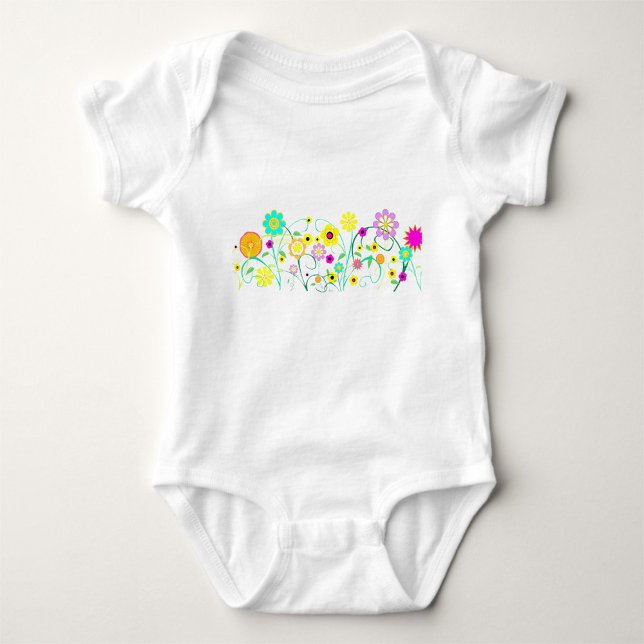 Camiseta Flores de Jardim (Criador carregado)