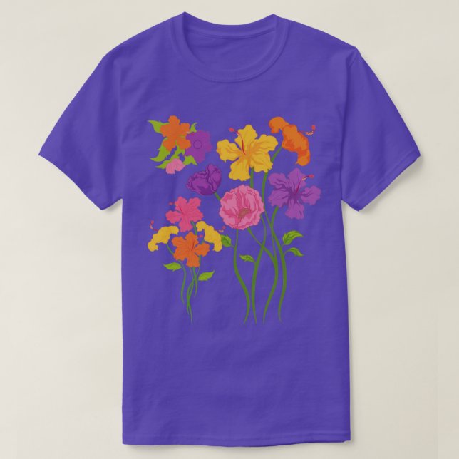 Camiseta Flores De Jardim Floral Plantas Jardineiras Botâni (Frente do Design)