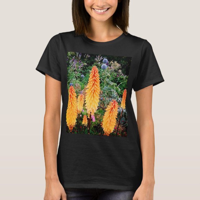 Camiseta Flores de laranja (Frente)