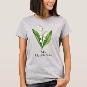Camiseta Flores de Lírio do Vale de Maio