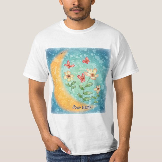 Camiseta Flores de lua (Frente)
