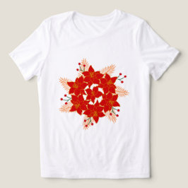 Camiseta Flores de Natal