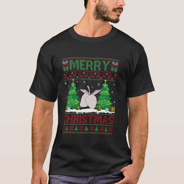 Camiseta Flores De Natal Sudoríssimas Mango Ugly Xm (Frente)