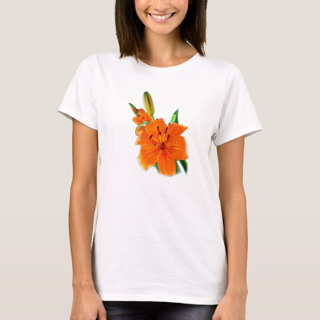Camiseta Flores de ouro (Frente)