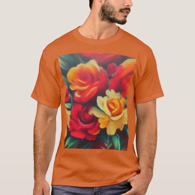 Camiseta Flores de outono (Frente)