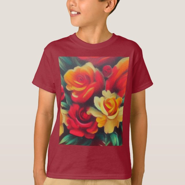 Camiseta Flores de outono (Frente)