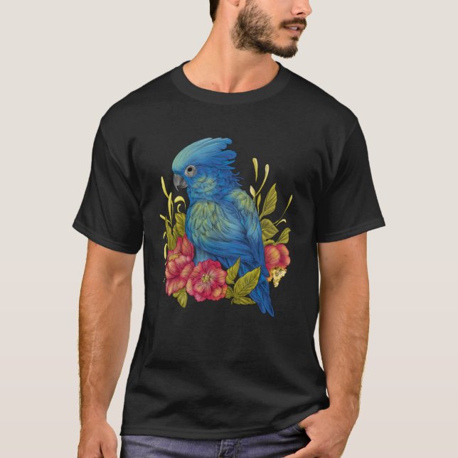 Camiseta Flores de Papagaio Floral (Frente)