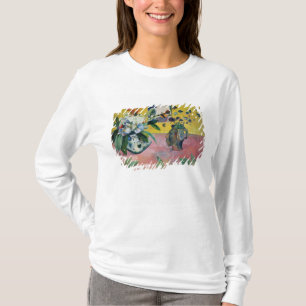 Camiseta Flores de Paul Gauguin   e um impressão japonês,