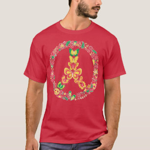 Camiseta Flores de Paz Estéticas Faircore Grunge Fairycore