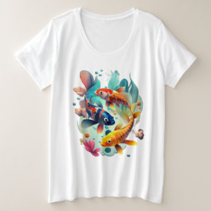 Camiseta Flores de peixe-gato-cômico acrescentam nome