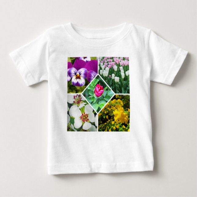 Camiseta Flores de primavera (Frente)