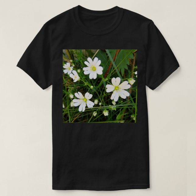 Camiseta flores de primavera 3 (Frente do Design)