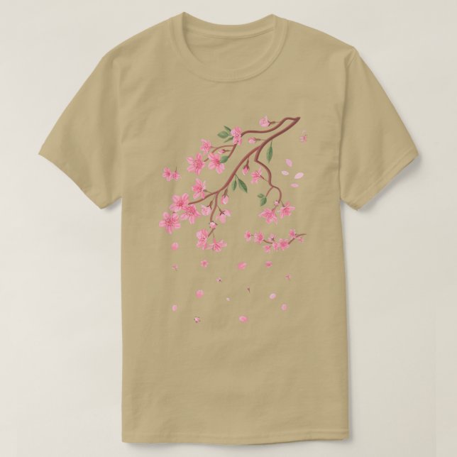 Camiseta Flores de primavera Sakura Cherry Blossom (Frente do Design)
