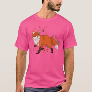 Camiseta Flores de Sakura do Amante de os animais Cherry Bl