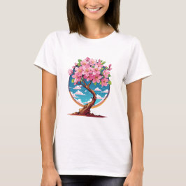 Camiseta Flores de Sakura florescem