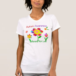 Camiseta Flores de Sensibilização Autismo