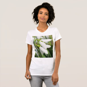 Camiseta Flores de Snowdrops