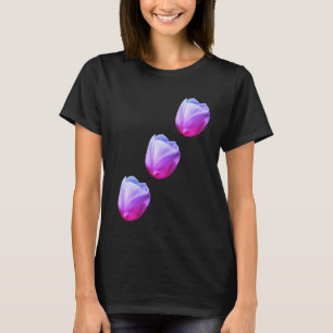 Camiseta Flores de Tulipas Brancas
