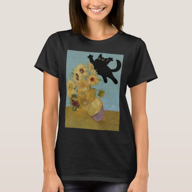 Camiseta Flores de Van Gogh Girassóis (Frente)