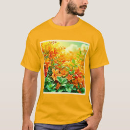 Camiseta Flores de Verão Vibrantes