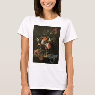 Camiseta Flores de vida calmas flóricas em Vase, Barroco Vi