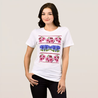 Camiseta Flores de vinagreira hibisco e amar-perfeitos