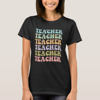 Camiseta Flores de Vintage Gráficos de Professores para Mul