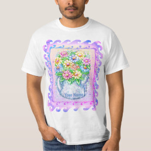 Camiseta Flores de Watercan