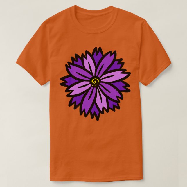 Camiseta Flores Decorativas 2 (Frente do Design)