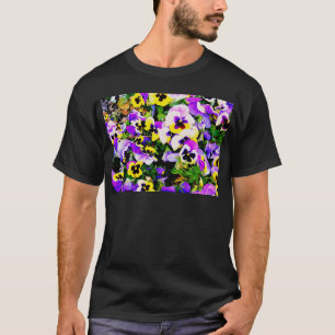 Camiseta flores do amor perfeito