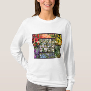 Camiseta Flores do arco-íris - Risos da Terra por Emerson