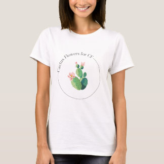 Camiseta Flores do cacto para o roupa e os acessórios do