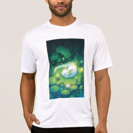 Camiseta Flores do Jardim de Axolote do Lago