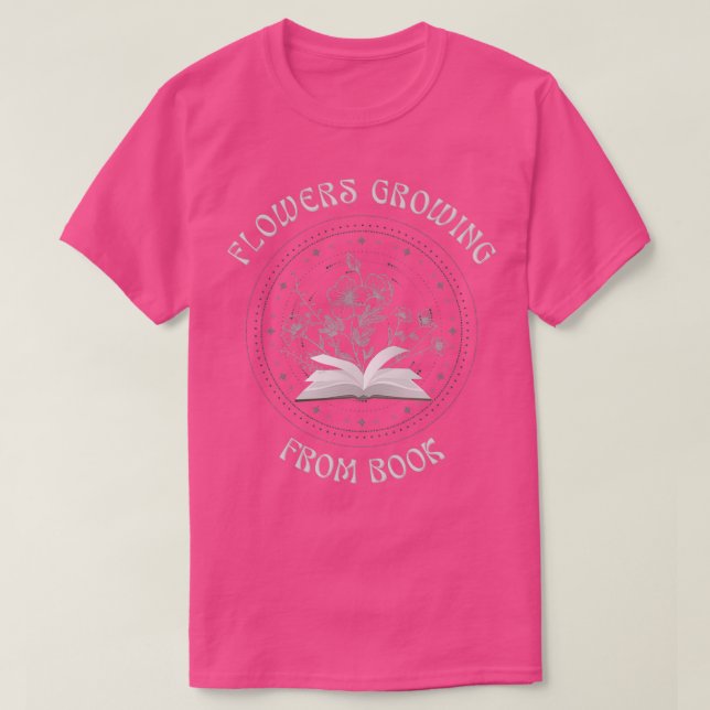 Camiseta flores do livro 31 1 (Frente do Design)