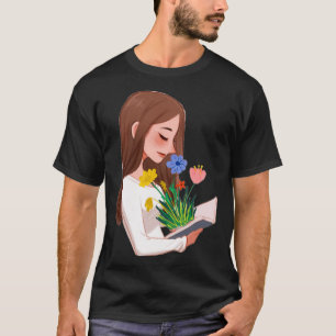 Camiseta flores do livro 84