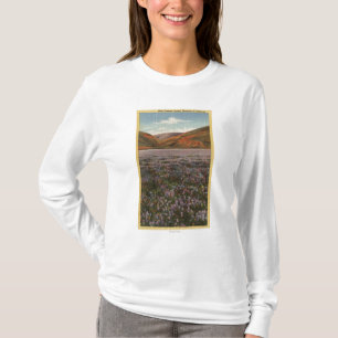 Camiseta Flores do Lupine de CaliforniaWild na flor