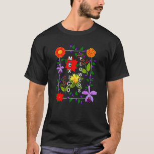 Camiseta Flores do México Jardim Mexicano da Natureza do Mé