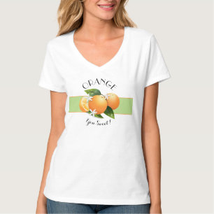 Camiseta Flores dos citrinos das laranjas